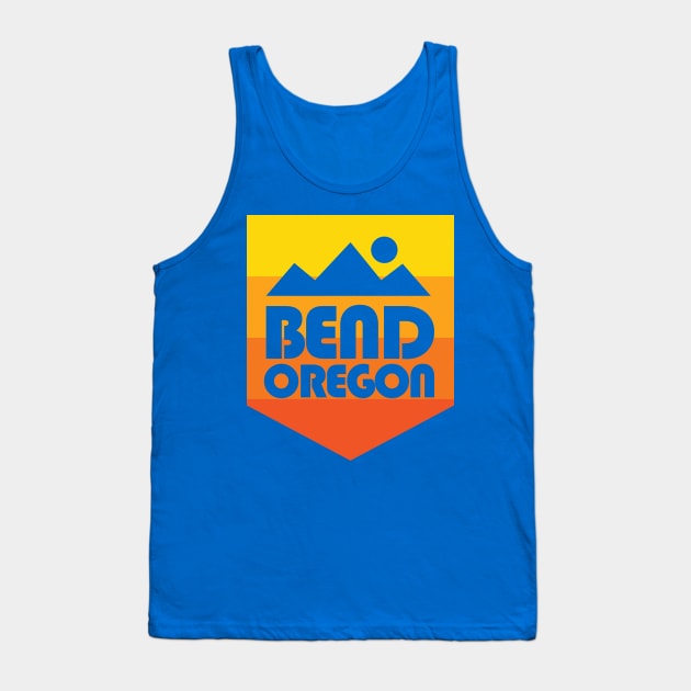 Bend Oregon Mountains Tank Top by PodDesignShop